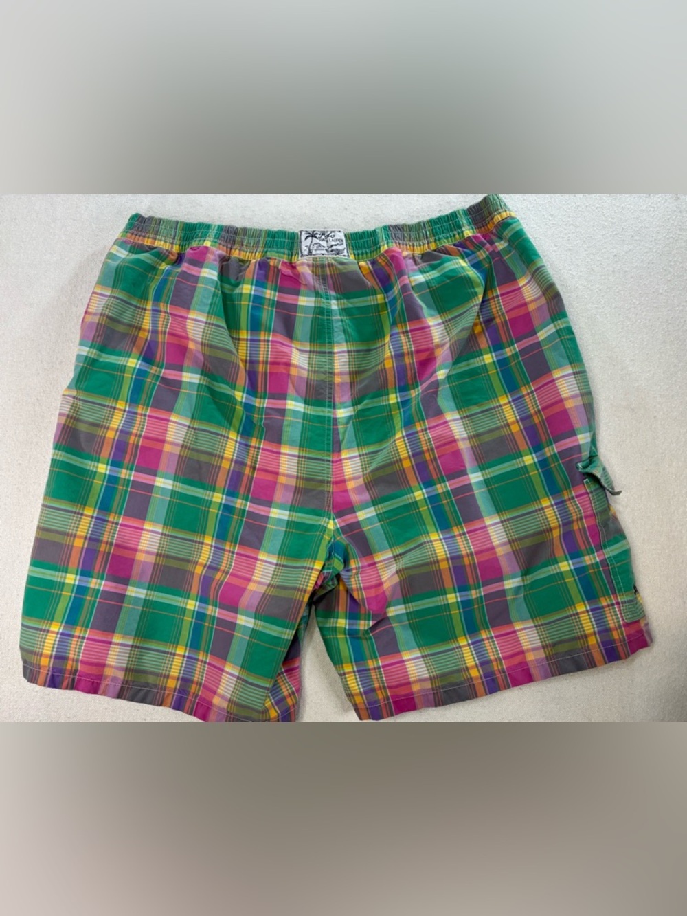 Polo Ralph Lauren Swim Trunks Mens LT Plaid Multicolor Beach Preppy - Picture 3 of 8
